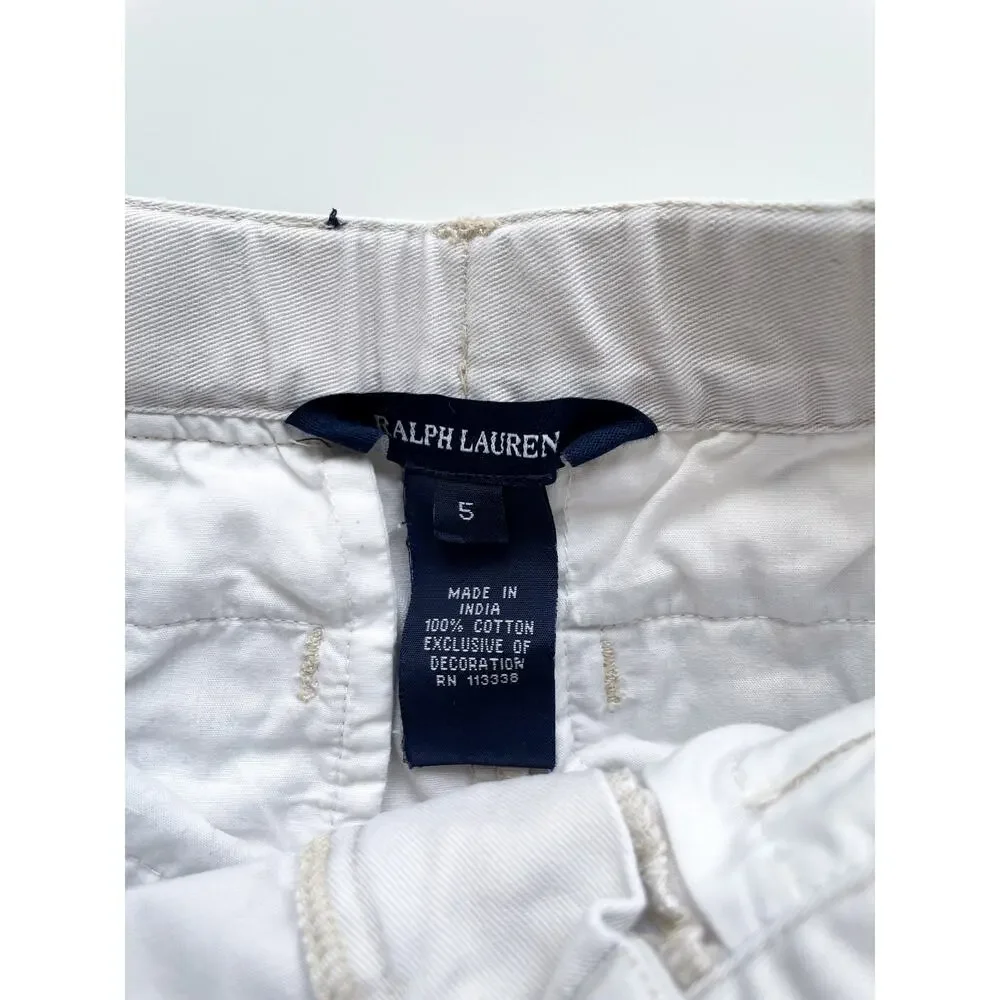 Girl's Rare Ralph Lauren Y2K Khaki Skirt Size 5